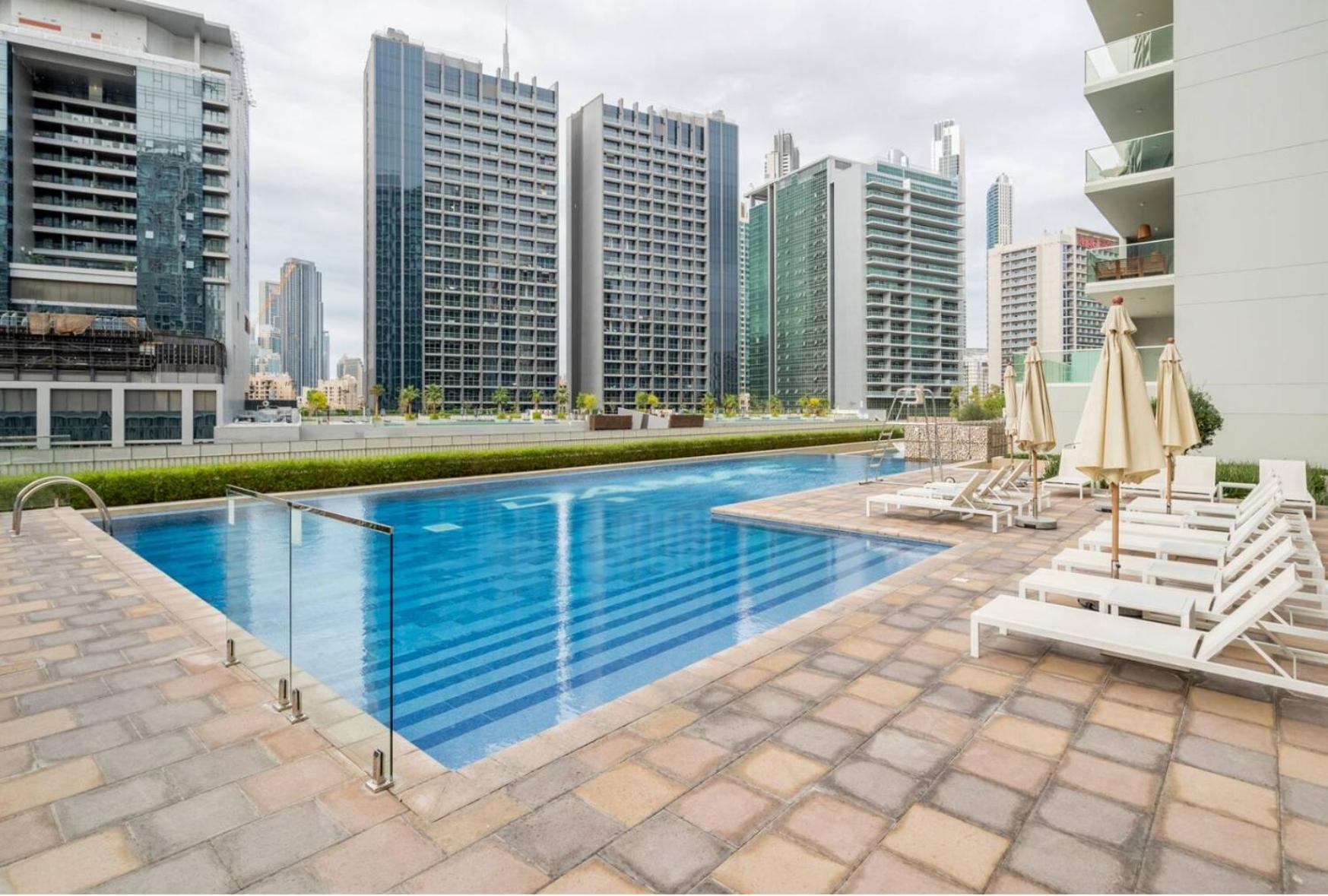 Luxury 2 Bedroom With Burj Khalifa View ดูไบ ภายนอก รูปภาพ