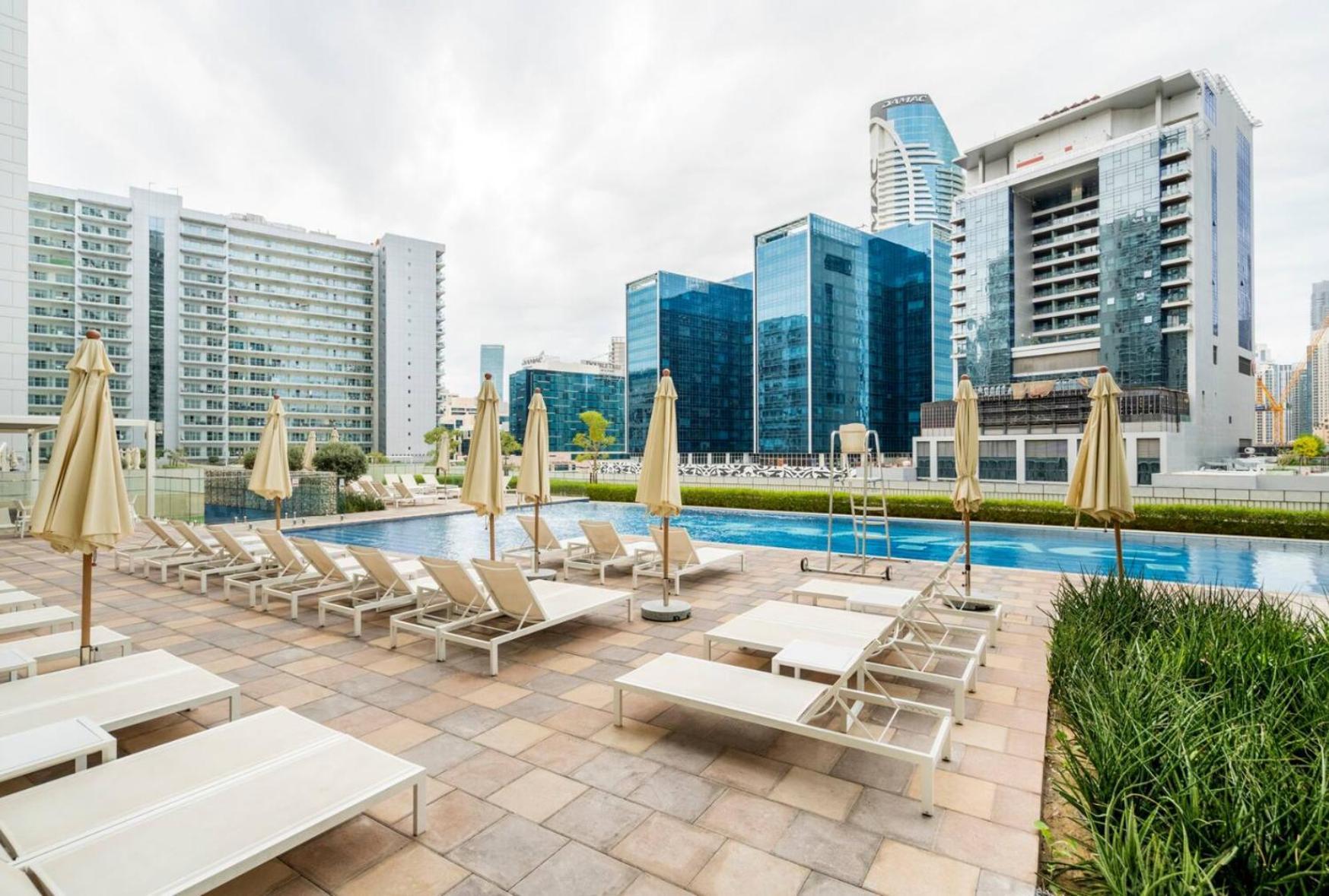 Luxury 2 Bedroom With Burj Khalifa View ดูไบ ภายนอก รูปภาพ